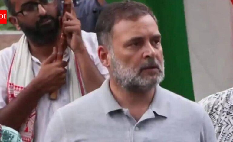 ‘Sack Pradhan from Cabinet’: Rahul says ministerial reshuffle won’t quell protest | India News