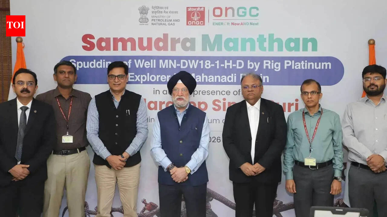 Deepwater drilling begins in Mahanadi basin to assess hydrocarbon reserves | India News