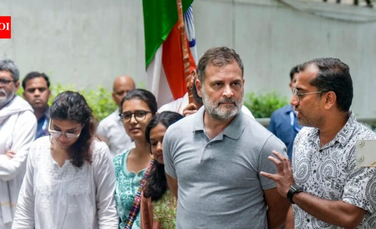 ‘Proud of you, Pradhan’s exit a signal … let’s get rid of this regime’: Rahul hails youth, asks PM Modi to apologise | India News