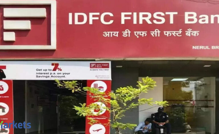 IDFC First Bank Q1 Results: Profit shoots up 132% YoY to record Rs 1,075 crore; NII jumps 21%