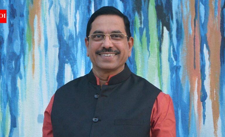 Pralhad Joshi named new education minister after Prez Murmu accepts Pradhan’s resignation | India News