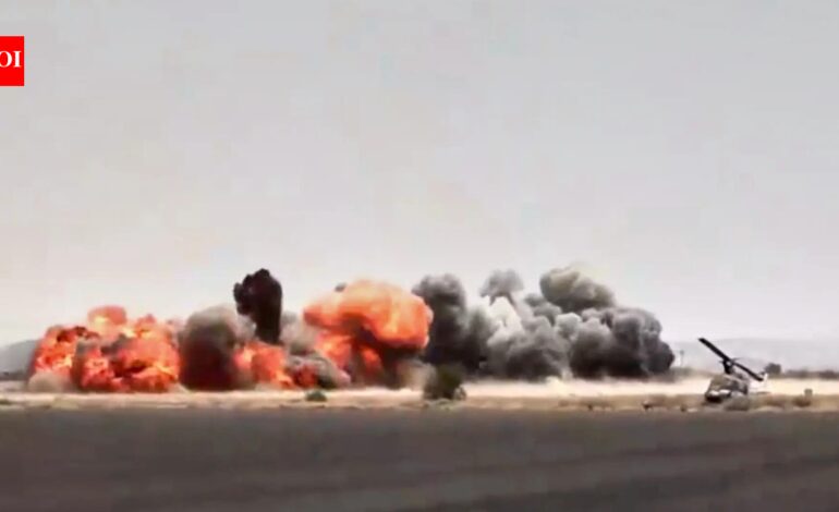 Iran-backed Houthis fire missiles at Saudi Arabia in response to airstrikes in Yemen