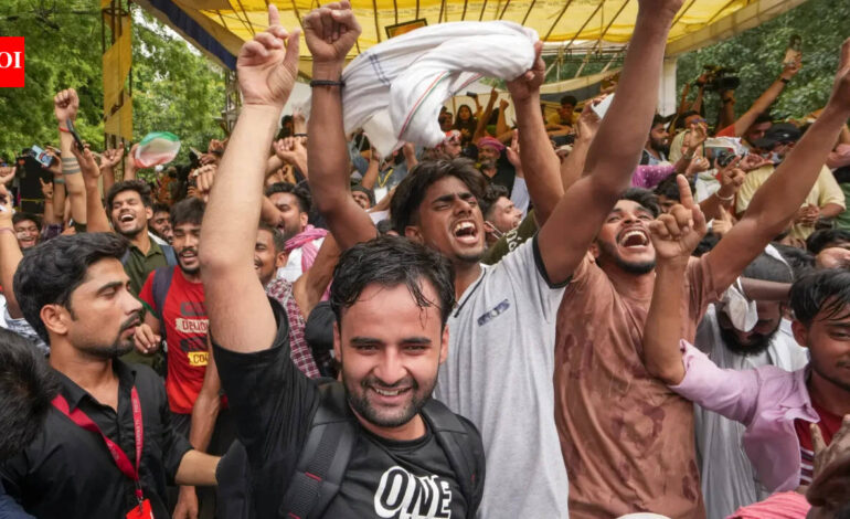 Students protest: Gen Z forces DP Change | India News