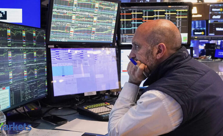 Stocks waver on Wall Street while crude oil prices fall for the first time in a week