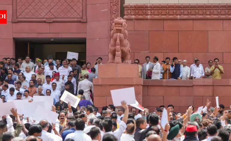 Neet-Ug Paper Leak: ‘PM Modi’s apology awaited’: Opposition to keep up NEET protest pressure in Parliament | India News