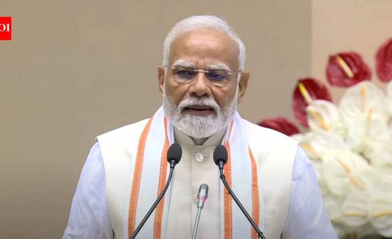 PM Modi returns with message to students, announces Nandan Nilekani-led task force on exam reforms | India News