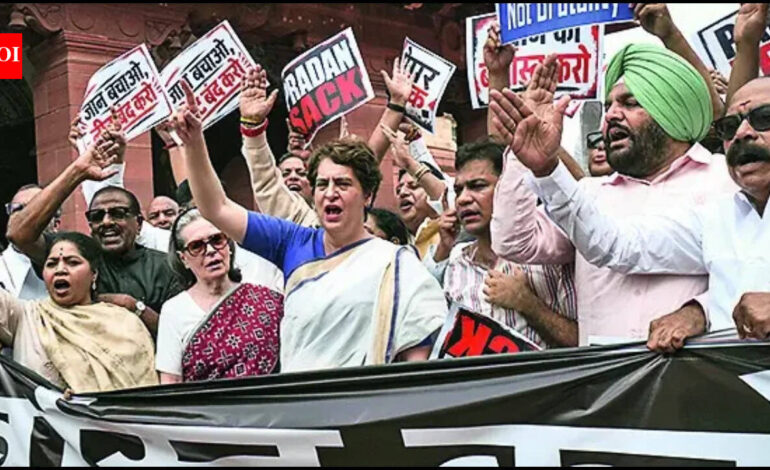 Opposition Congress: Opposition to take on government in Parliament over police action against protesting student | India News
