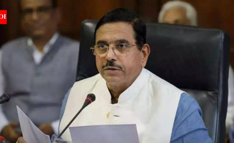 ‘This is a new subject for me’: Pralhad Joshi after taking charge as education minister | India News