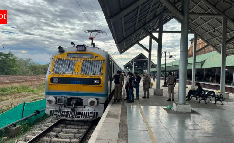 Jammu and Kashmir: Amid NH closure, Railways operates special trains to help stranded pilgrims | India News