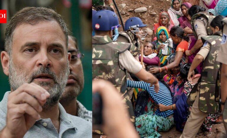 ‘Modi govt fears truth and non-violence’: Rahul Gandhi on Ken-Betwa protest crackdown | India News