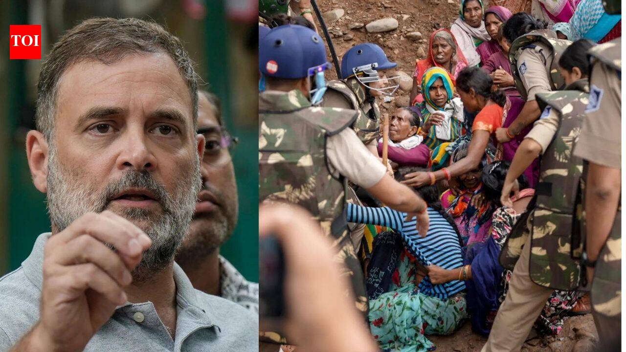 ‘Modi govt fears truth and non-violence’: Rahul Gandhi on Ken-Betwa protest crackdown | India News