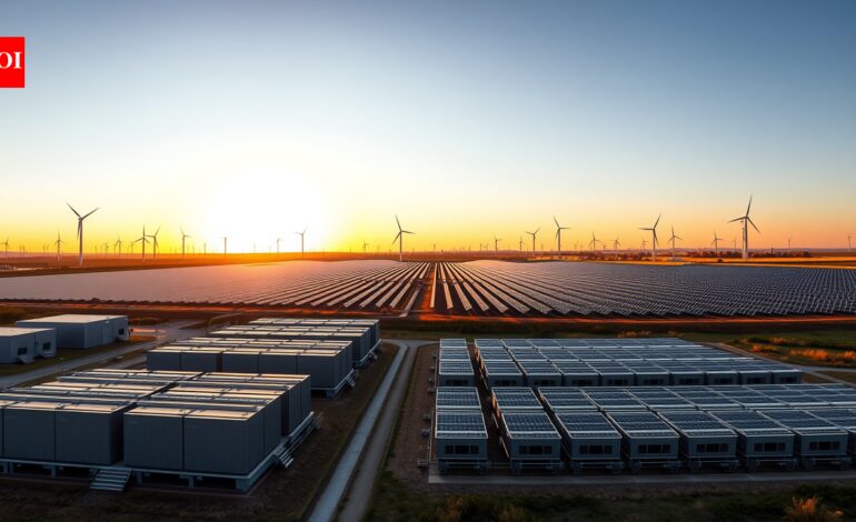 47 GW battery storage, 23 GW pumped storage projects in pipeline | India News