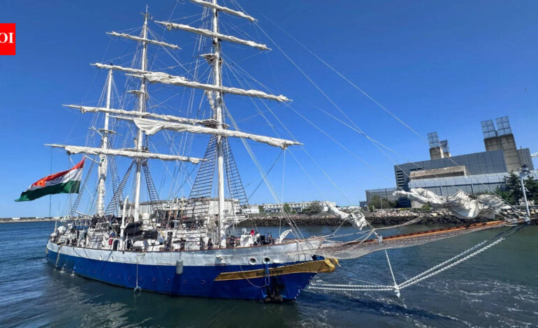 INS Sudarshini departs Boston for Portugal after participating in US’s 250th Independence Day anniversary celebrations | India News