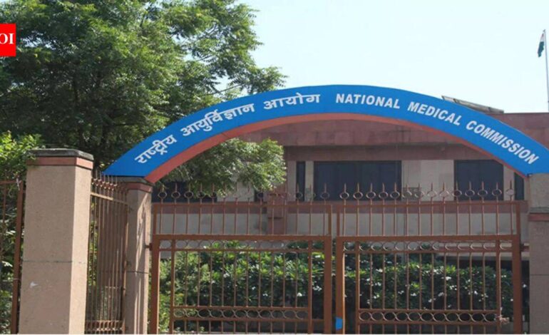 NMC asks medical colleges to set up support units for students with disabilities | India News