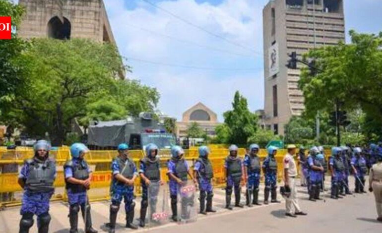 Delhi Police officer denies authorising alleged RAF pellet gun firing during CJP march: Report | India News