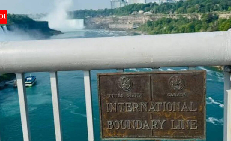 Why do people claim they crossed over to Canada from the US border by mistake?