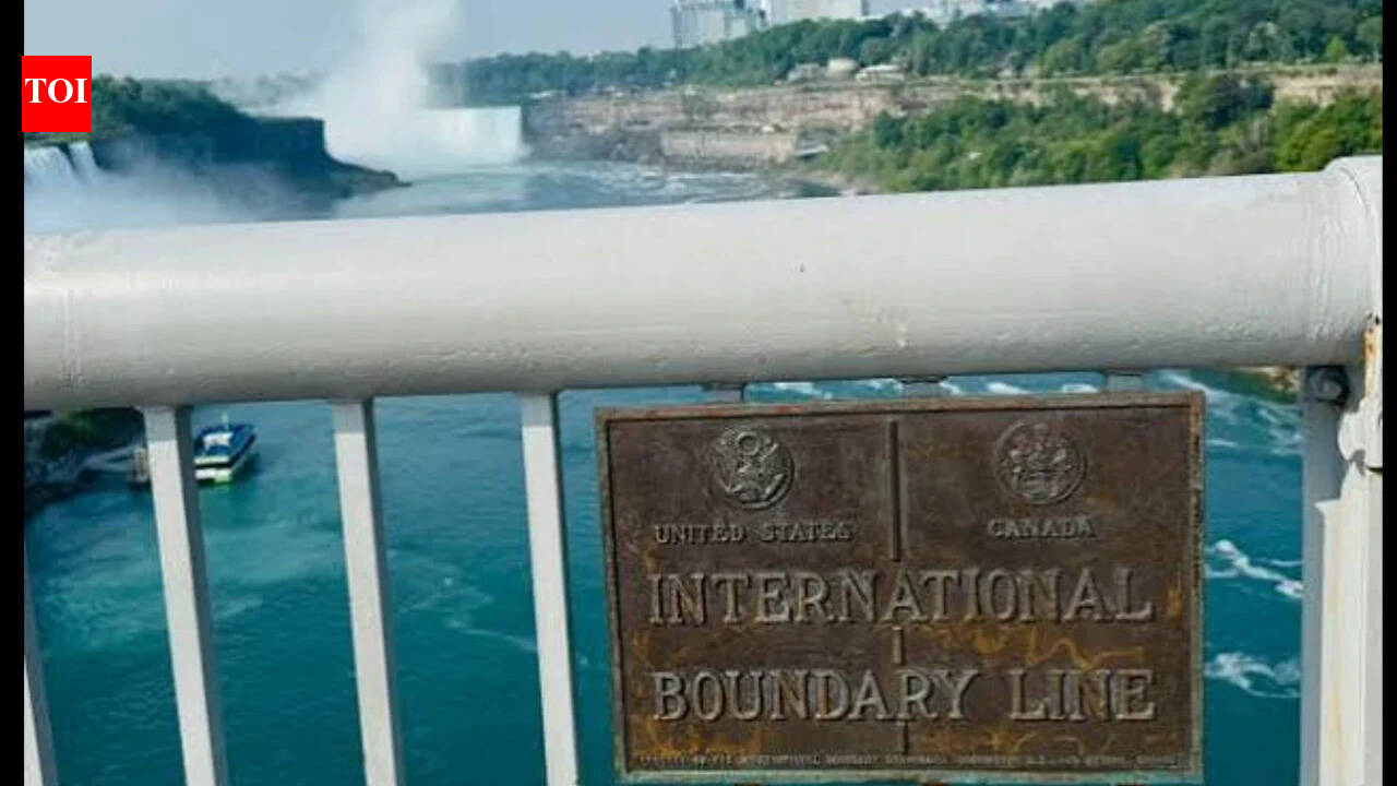 Why do people claim they crossed over to Canada from the US border by mistake?