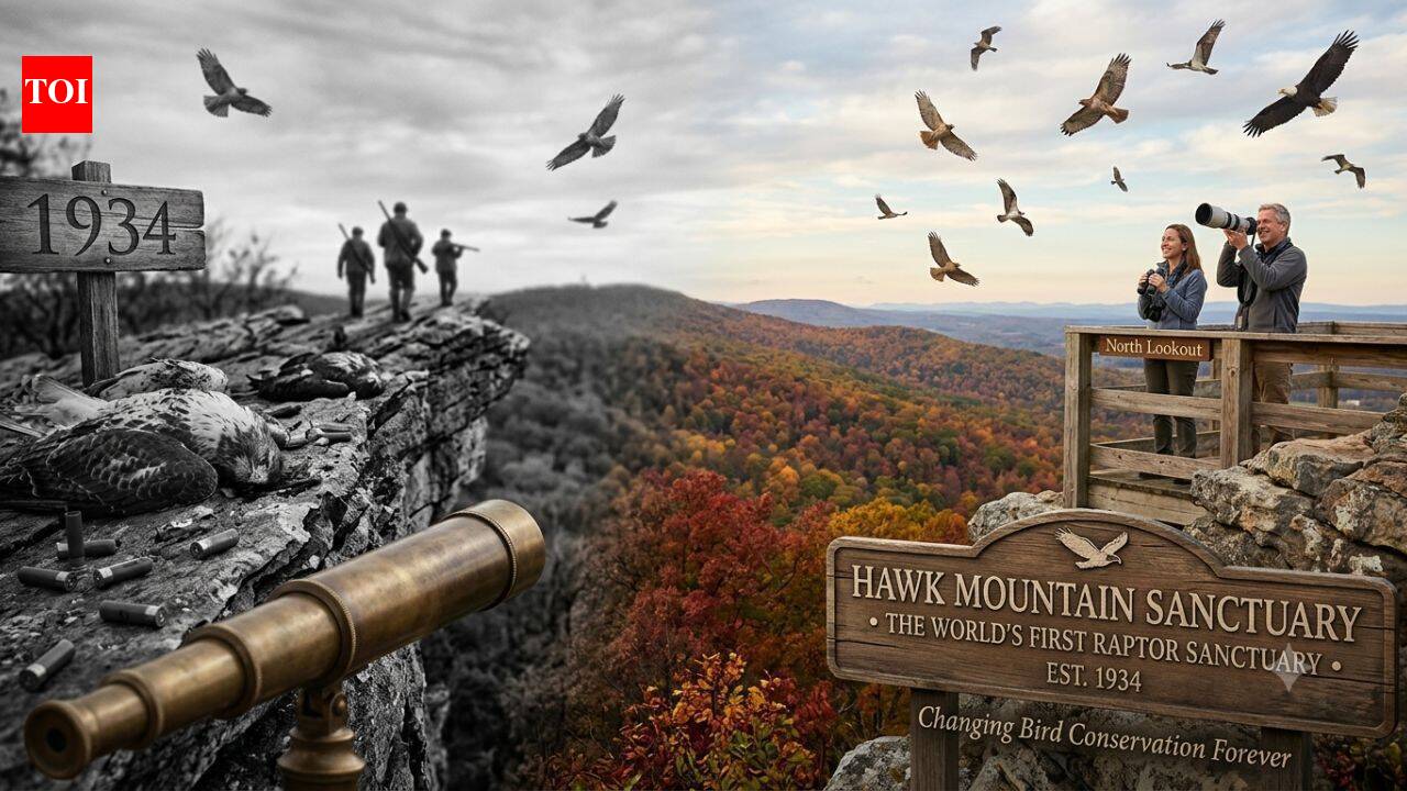 In 1934, this Pennsylvania mountain went from a hawk killing ground to the world’s first raptor sanctuary and changed bird conservation forever | World News