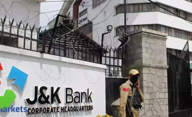 J&K Bank Q1 profit slips 13% as higher provisions hit earnings