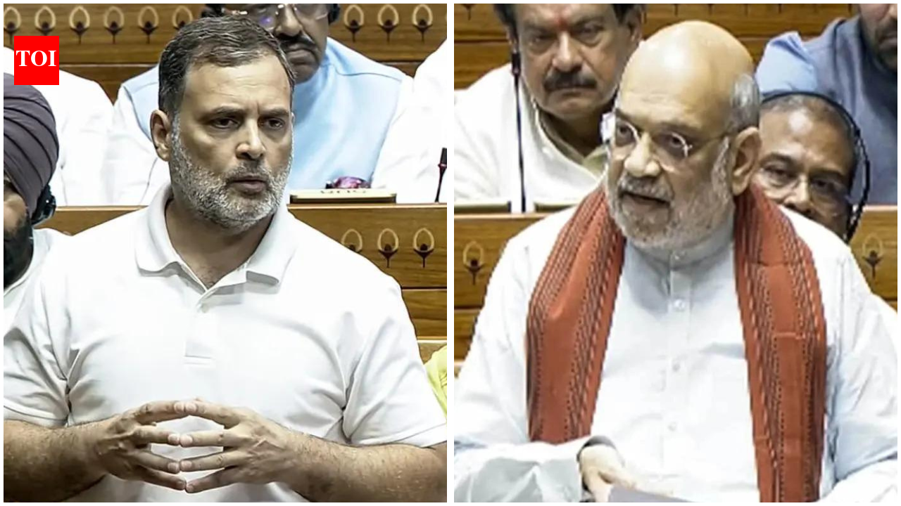 Rahul Gandhi: ‘Not going to let him get away’: Rahul Gandhi targets Amit Shah over police action on NEET protesters; BJP says ‘prove it or apologise’ | India News