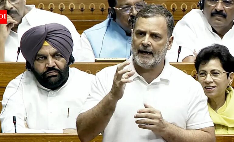 Rahul Gandhi: ‘Students deserve justice’: Rahul Gandhi shares video claiming police brutality during NEET protest | India News