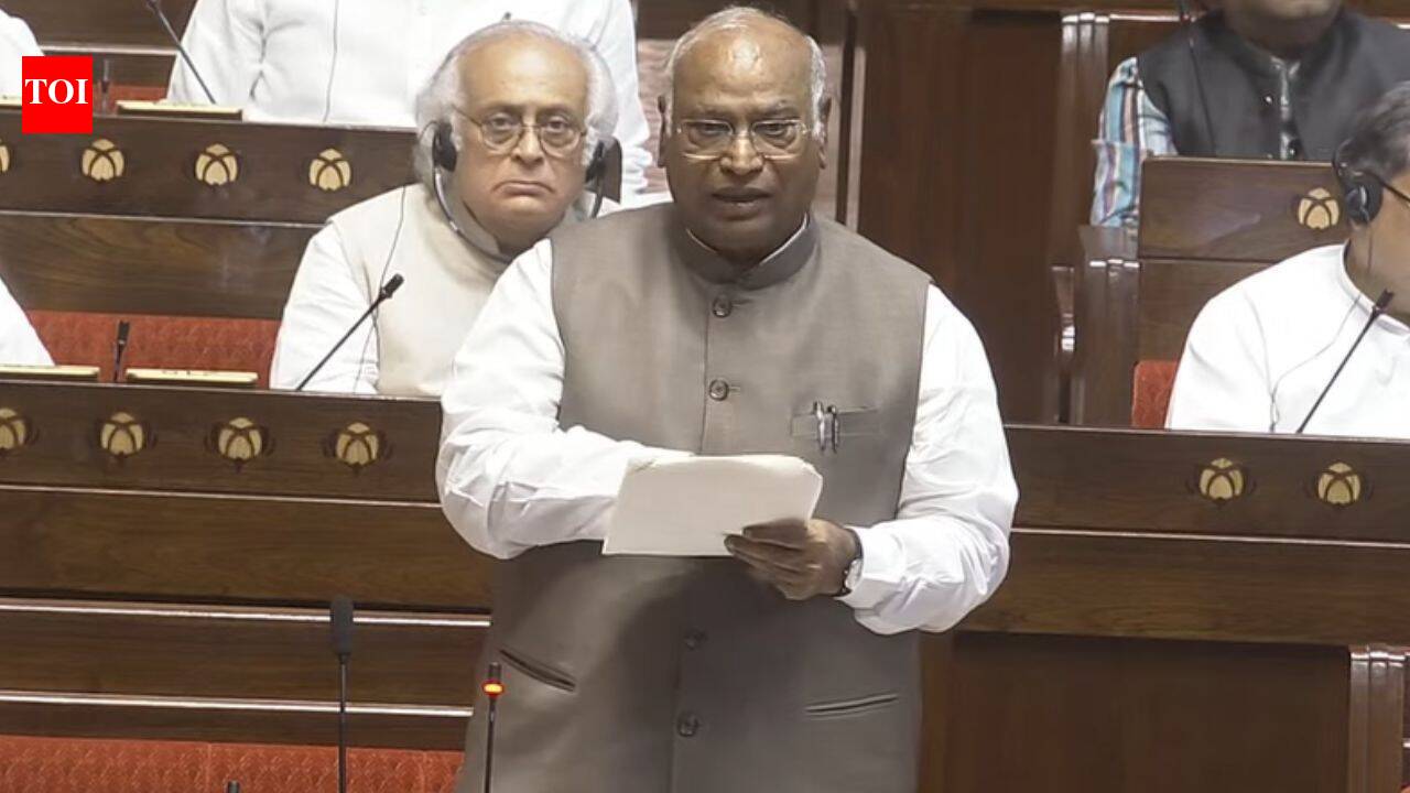 ‘Tweaking anti-paper leak law a hogwash’: Kharge tears into Centre, backs NEET protest | India News