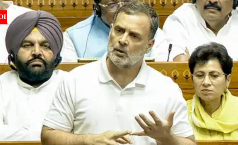 Bjp Breach Of Privilege Notice: BJP submits breach of privilege notice against Rahul Gandhi | India News