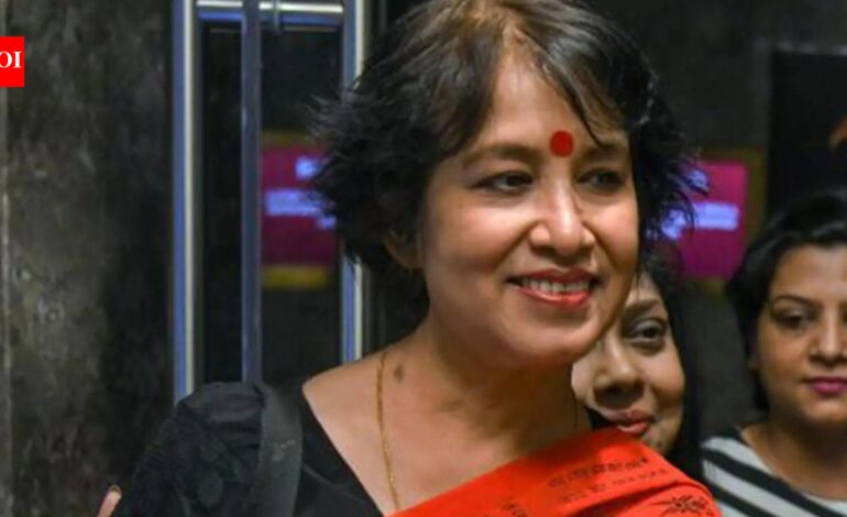 Exiled Bangladeshi writer Taslima Nasreen returns to Kolkata after 19 years | India News