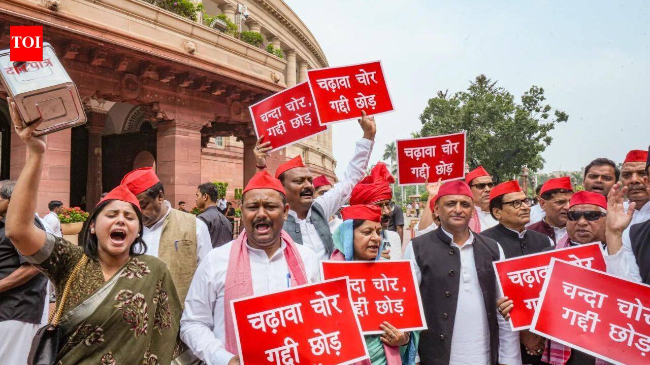 SP pressures opposition to take up Ayodhya donation scam, Congress focuses on police crackdown | India News