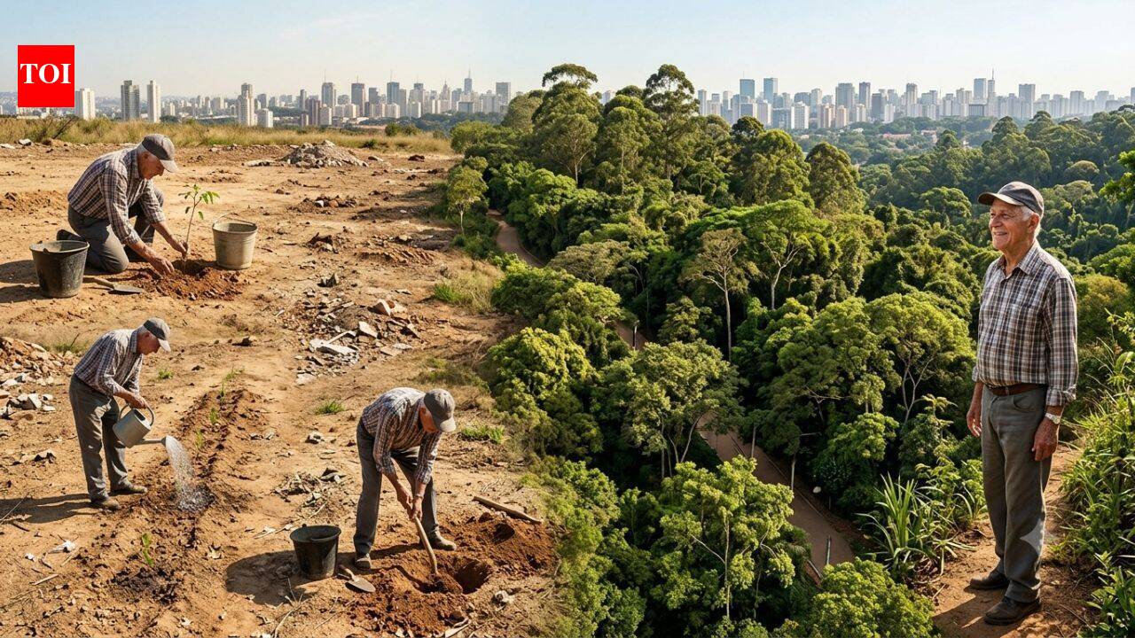 In 2003, a retired man planted trees on forgotten land alone; 20 years later, it had become one of Sao Paulo’s largest urban forests | World News