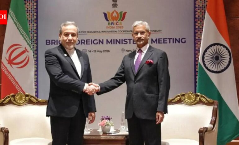 ‘India always supportive of dialogue and diplomacy’: Jaishankar speaks to Iran FM Araghchi | India News