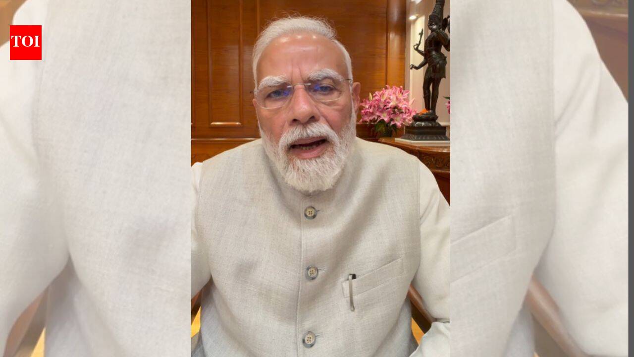 ‘Abuses never solve anything’: PM Modi posts late night video amid row over Noida woman’s remarks | India News