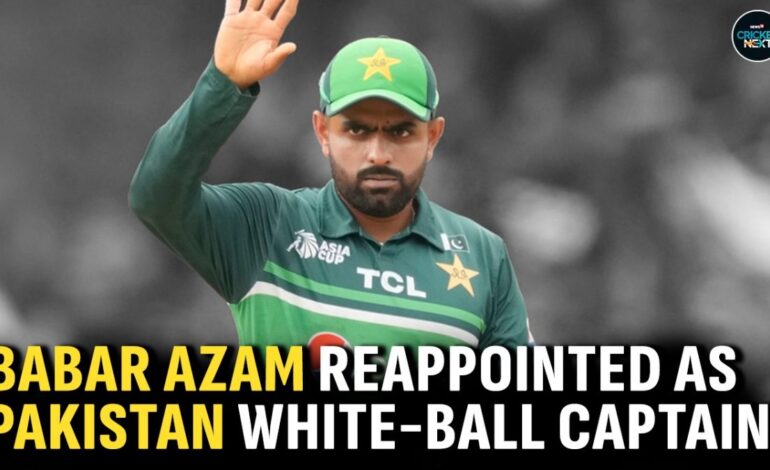 Babar Azam Reappointed Pakistan White-ball Captain Ahead of T20 World Cup 2024