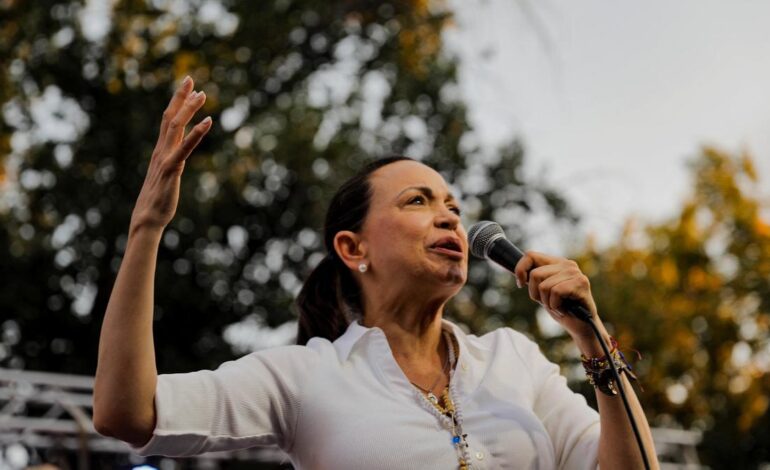 Venezuela Opposition leader Machado says won’t take part in U.S.-backed talks