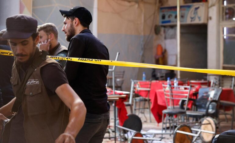 Syria says it arrested suspects behind the Damascus bombings during Macron’s visit