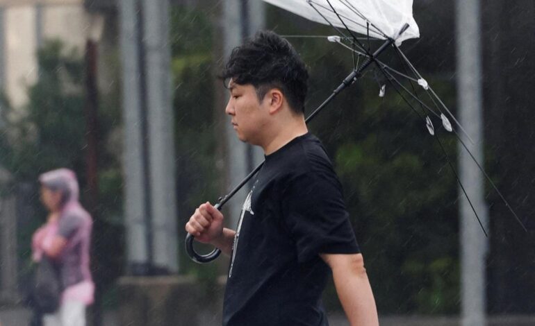 Watch: Blackouts, scattered debris, as Typhoon Bavi passes by Japan’s Ishigaki island