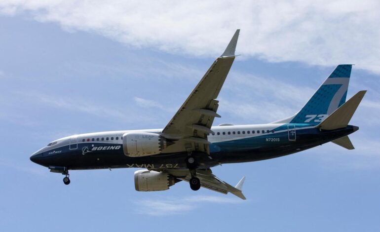 FAA says seats on hundreds of Boeing 737 MAX jets were incorrectly installed