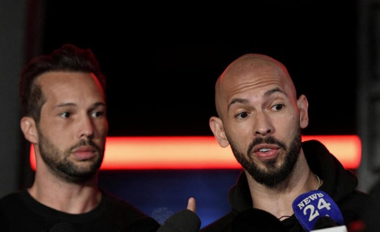 Social media influencers Andrew, Tristan Tate arrested in Miami