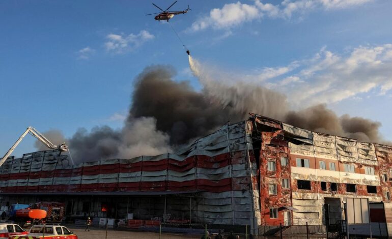 Russian missiles strike Kyiv killing one, wounding 13