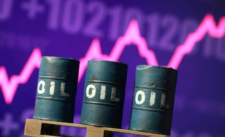 Brent oil’s price briefly tops USD 100 per barrel, as stocks are set to drop on Wall Street