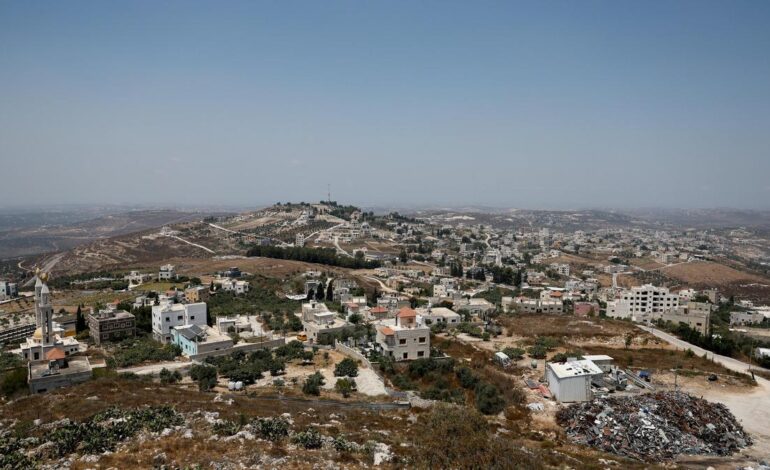 Israeli troops round up Palestinians in West Bank village after shootout involving settlers