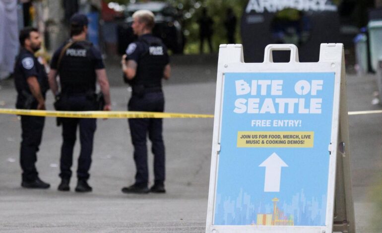 At least 4 people, including a child, wounded by gunfire at Seattle festival, hospital says