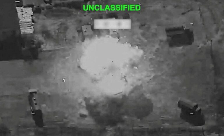 U.S. launches strikes on Iranian targets day after it foiled missile attack on American forces