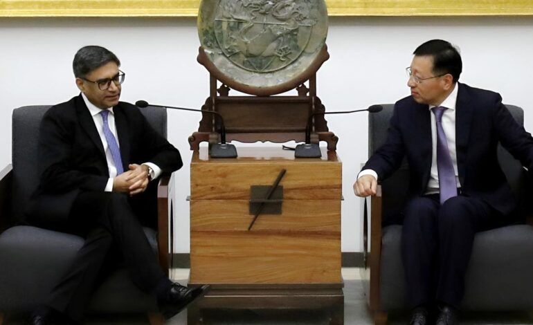 Foreign Secretary Vikram Misri meets Vice Minister of Chinese Communist Party in Beijing