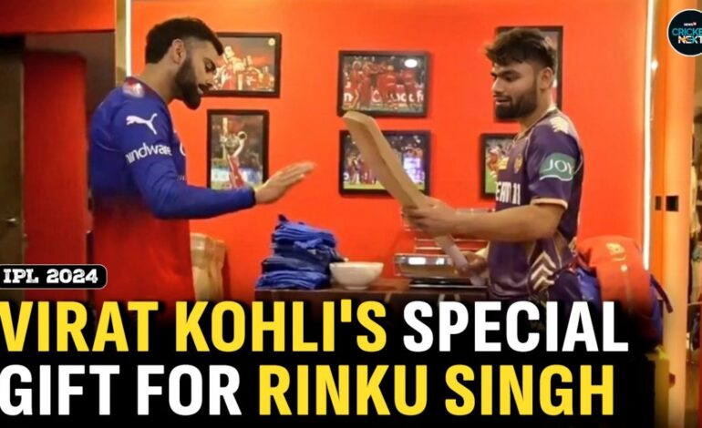 Rinku Singh Receives a Precious Gift from Virat Kohli After KKR Beat RCB