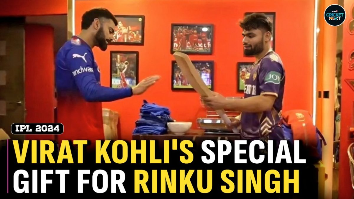 Rinku Singh Receives a Precious Gift from Virat Kohli After KKR Beat RCB