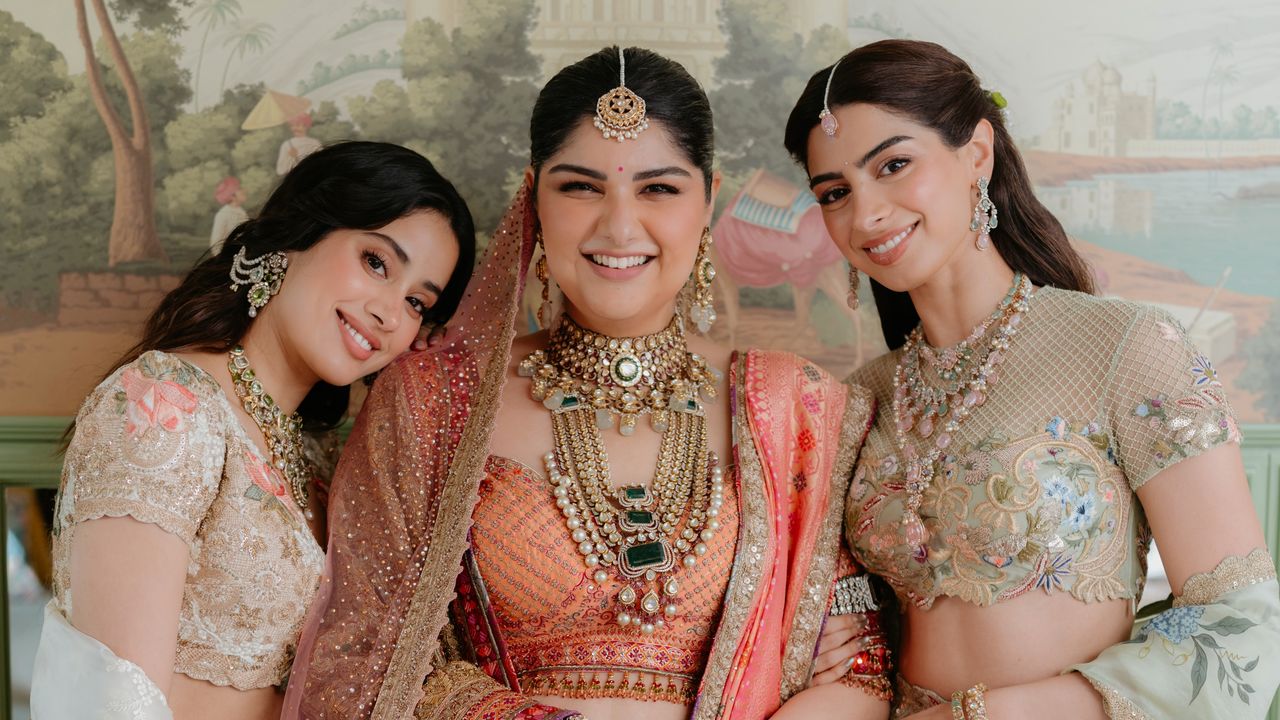 From Janhvi Kapoor to Sonam Kapoor, all the inside photos from Anshula Kapoor’s wedding celebrations