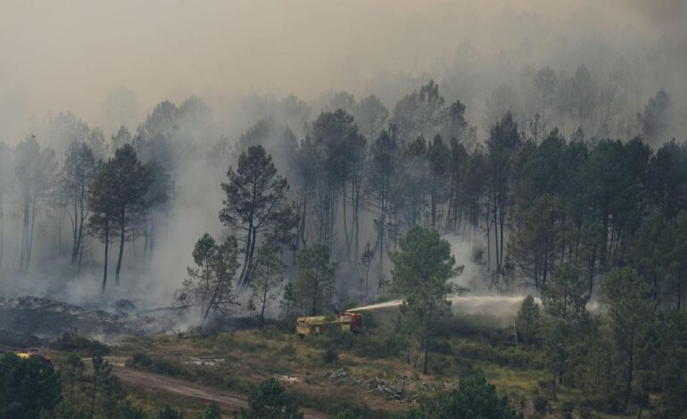 Southern Europe burns as 3 firefighters die; France battles blaze 4 times the size of Paris