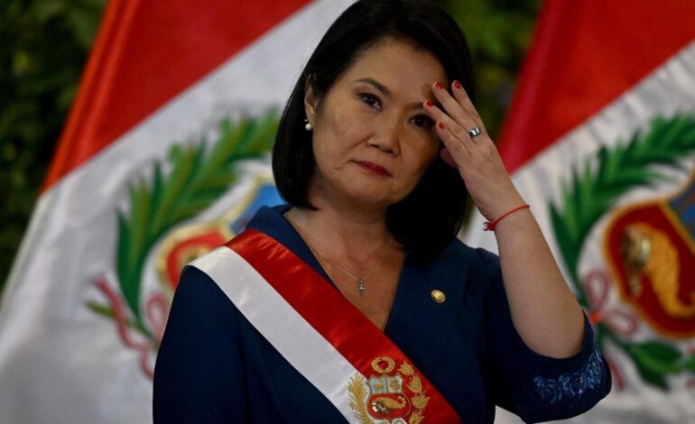 Keiko Fujimori is inaugurated as Peru’s President following narrow election victory