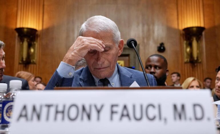Anthony Fauci invokes Fifth Amendment, declines to testify in Republican-led COVID-19 Senate hearing